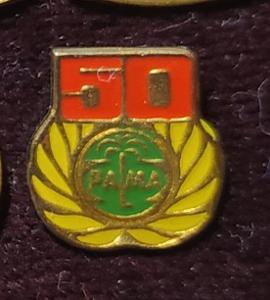 P184 Odznak PALMA 50let  -  1ks