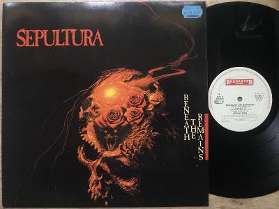 Sepultura – Beneath The Remains RARE 1989 EX- VG+ ROUDRUNNER 