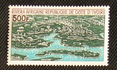 Pobřeží slonoviny, 1971, let. pošta/Africká riviéra, **