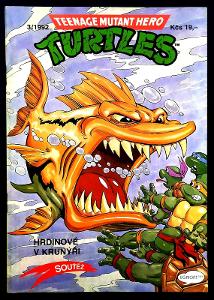 Komiks THURTLES želvy ninja č. 3/ 1992 Egmont pěkný stav, hledaný