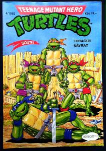 Komiks THURTLES želvy ninja č. 4/ 1992 Egmont pěkný stav, hledaný