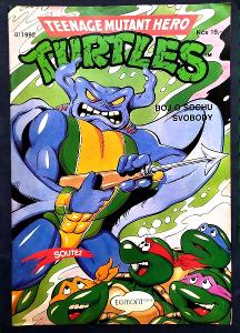 Komiks THURTLES želvy ninja č. 8/ 1992 Egmont super stav, hledaný