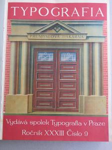 Typografia  - Ročník XXXIII. (33.) - 1926. Odborný list 