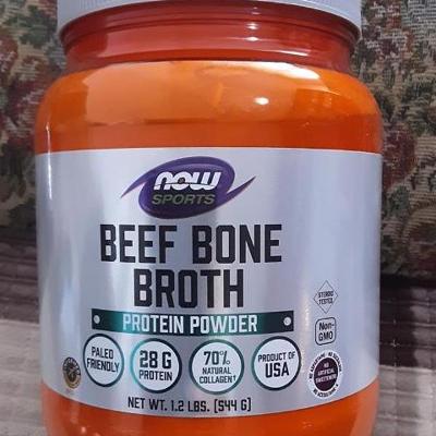 Now sports Beef Bone Broth - protein, sušený hovězí vývar NOVÝ