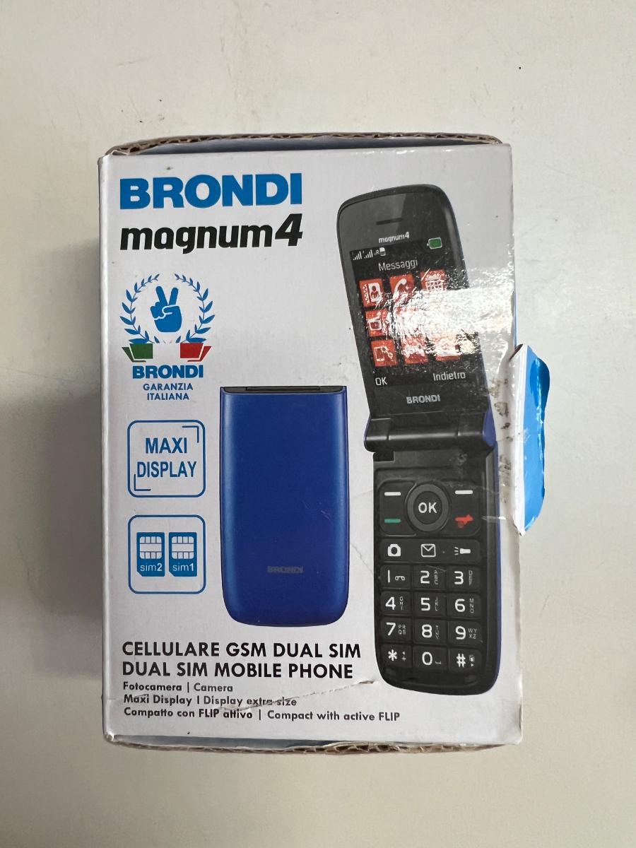 Brondi Magnum 4 nemá slovenské menu, tlačítkovi telefón - Mobily a smart elektronika