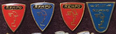 P185 Odznak Řempo  -  4ks