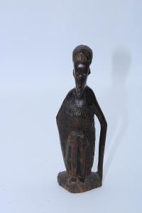 XXX. Soška figurka 13,3 cm Ebenové dřevo 