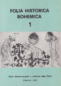 Folia Historica Bohemica 1, historie, geografie
