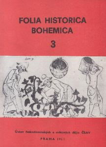 Folia Historica Bohemica 3, historie, geografie