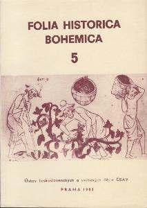 Folia Historica Bohemica 5, historie, geografie