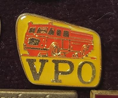 P185 Odznak VPO - požární ochrana  -  1ks