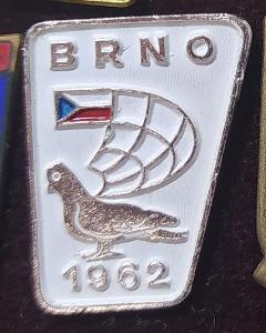 P185 Odznak Brno 1962  -  1ks