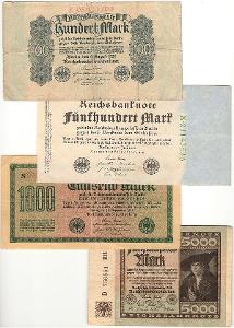 SESTAVA BANKOVEK 10 - Německo 1922