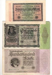SESTAVA BANKOVEK 11 - Německo 1922-1923