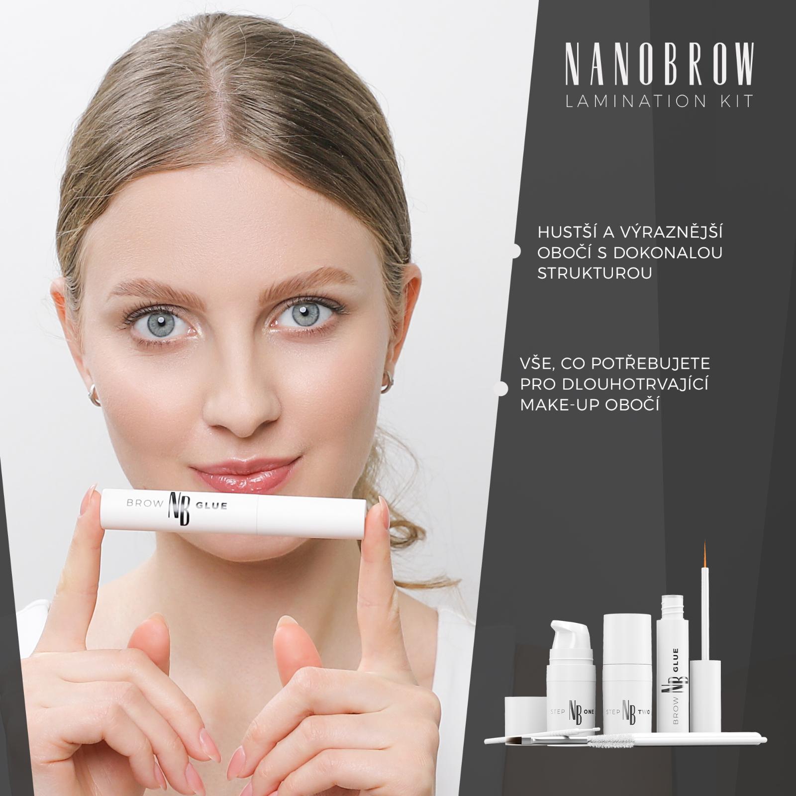 Sada na úpravu a laminaci obočí Nanobrow Lamination Kit  - Make-up