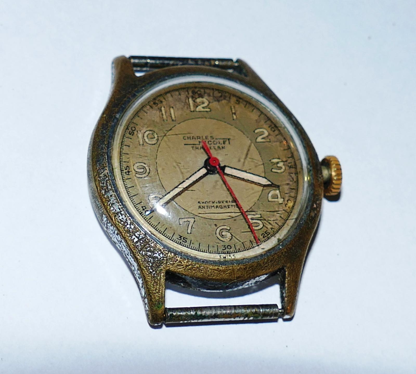Staré hodinky - CHARLES NICOLET TRAMELANT -  ANTIMAGNETIC - SWISS - Starožitnosti