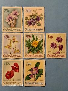 ČSR II, Květiny bot. zahrad,1967, Pof. 1630-6, svěží **, akt kat 47 Kč