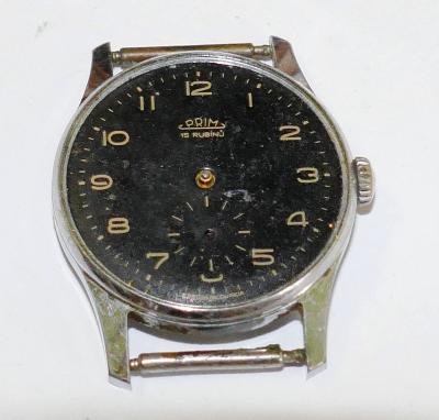 Staré hodinky - PRIM - 15 RUBÍNŮ - CZECHOSLOVAKIA