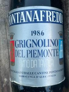 Fontanafredda Grignolino 1986