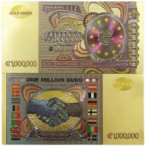 💸 Exkluzívna limitovaná zlatá zberateľská bankovka | 1.000.000 € 💸