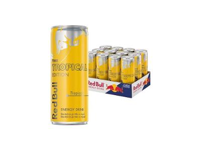 Red Bull Tropical edition plech 0,25l - karton - balení 24ks