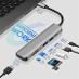 USB-C adaptér HUB 6v1/ HDMI 4K/ čítačka kariet atď./ Od 1Kč |045| - Príslušenstvo k notebookom