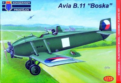 Avia BH-11 "Boska" Military - Kovozávody Prostějov  1:72