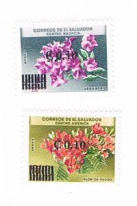 ** El Salvador, Michel  1125-6 flora, 934-937, 1084-5, Tanzanie 27