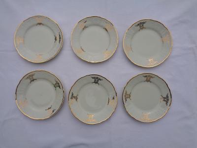 6 mělkých talířů - Bernadotte (Lesov) 