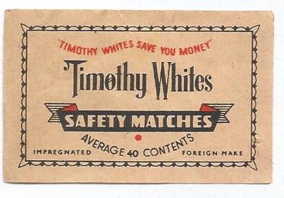 K.č. 5-K-1606 Timothy Whites...-krabičková,dříve k.č. 1345.