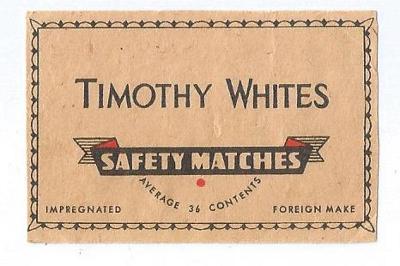K.č. 5-K-1607a Timothy Whites...-krabičková,dříve k.č. 1346a.