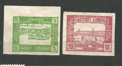 Sovětský svaz --   městská pošta --  2  ks
