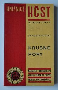 KRUŠNÉ HORY - TURISTICKÝ PRŮVODCE KČST - 1935 - MAPY + PLÁNY MĚST