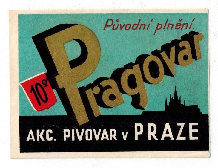 Praha Krč - Pragovar - Pivní etikety