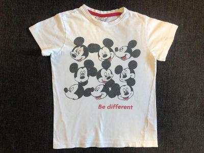 Dětské tričko *DISNEY - Mickey Mouse* -  Be different - akce od 1 Kč !