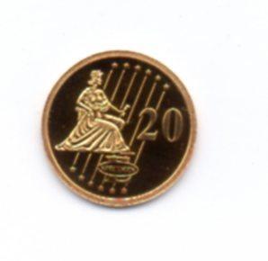 investiční zlatá mince 20 EURO 2011 NĚMECKO, PROOF