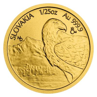 * 1/25 Oz investiční zlatá mince Orel 2020 standard - pouze 350 kusů *