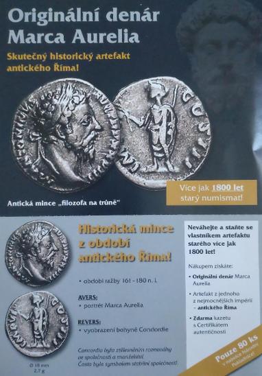 Artefakt Mark Aurelius - Sběratelství