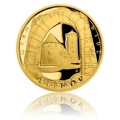 Zlatá mince 5000 Kč 2019 Švihov proof