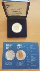 Bimetálová mince 2000 Kč - 100. výročí zavedení československé koruny 