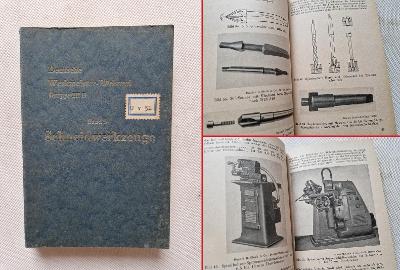 Odborná stará kniha - Řezné nástroje frézy vrtáky staré nářadí stroje