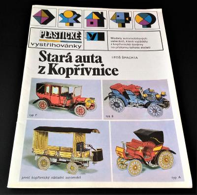 Vystřihovánky "Stará auta z Kopřivnice" Leoš Špachta (Albatros 1989)