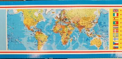 Velká nástěnná mapa světa - Nová