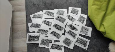 Původní fotografie českoslovených počítačů (20 ks) - karty