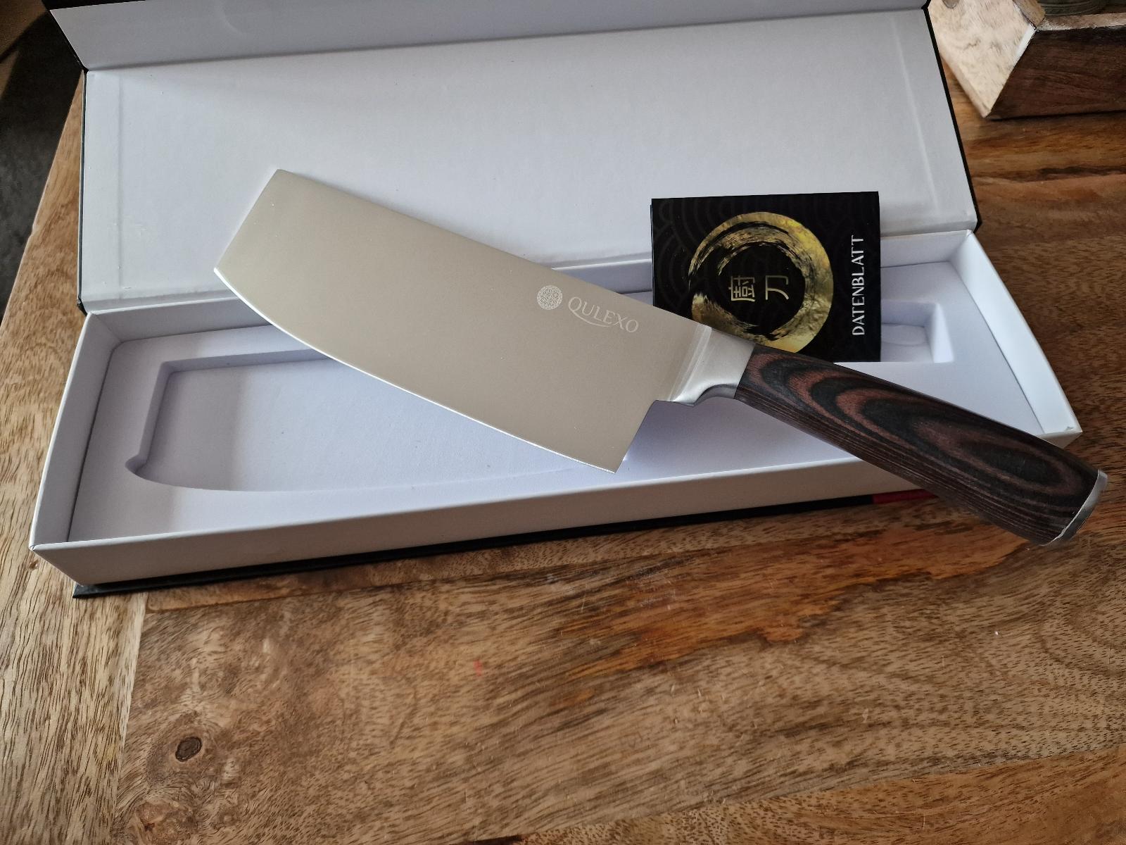 Qulexo Čínský kuchařský nůž extra ostrý [ORIGINÁL]  - Vybavení do kuchyně