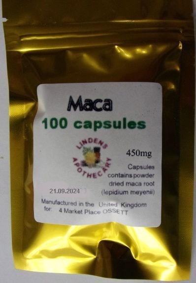 100% čistá MACA 100kap.  - podporuje erekci - Lekáreň a zdravie