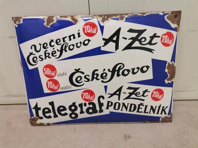 A-ZET - VEČERNÍ ČESKÉ SLOVO - TELEGRAF