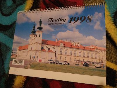 Kalendář 1998 stolní Toulky Českou republikou