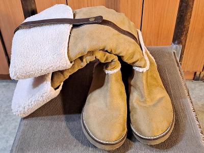 Vysoke zimní boty, vel. 37 (stélka 23,5 cm)