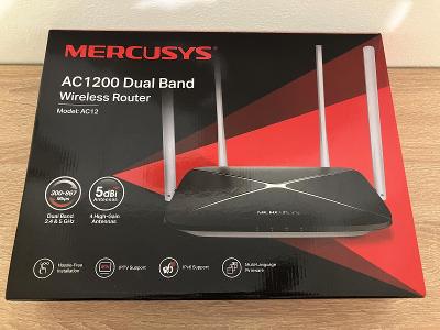 Router Mercusys AC1200 Dual Band, záruka